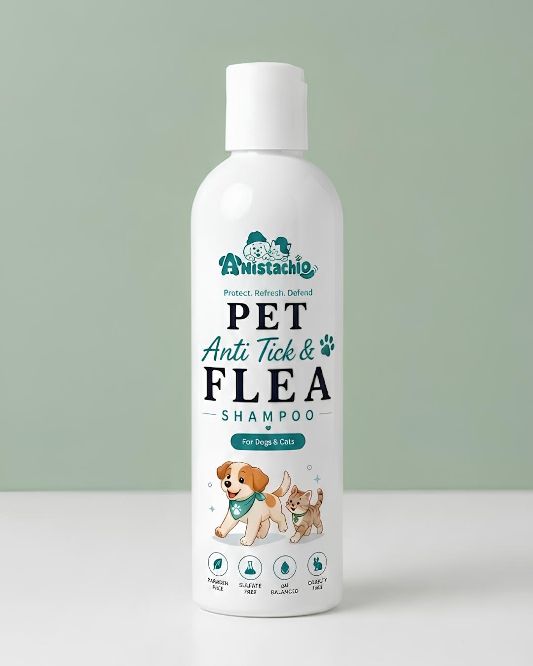 anti tick flea shampoo for dogs 200ml plant based india anistachio