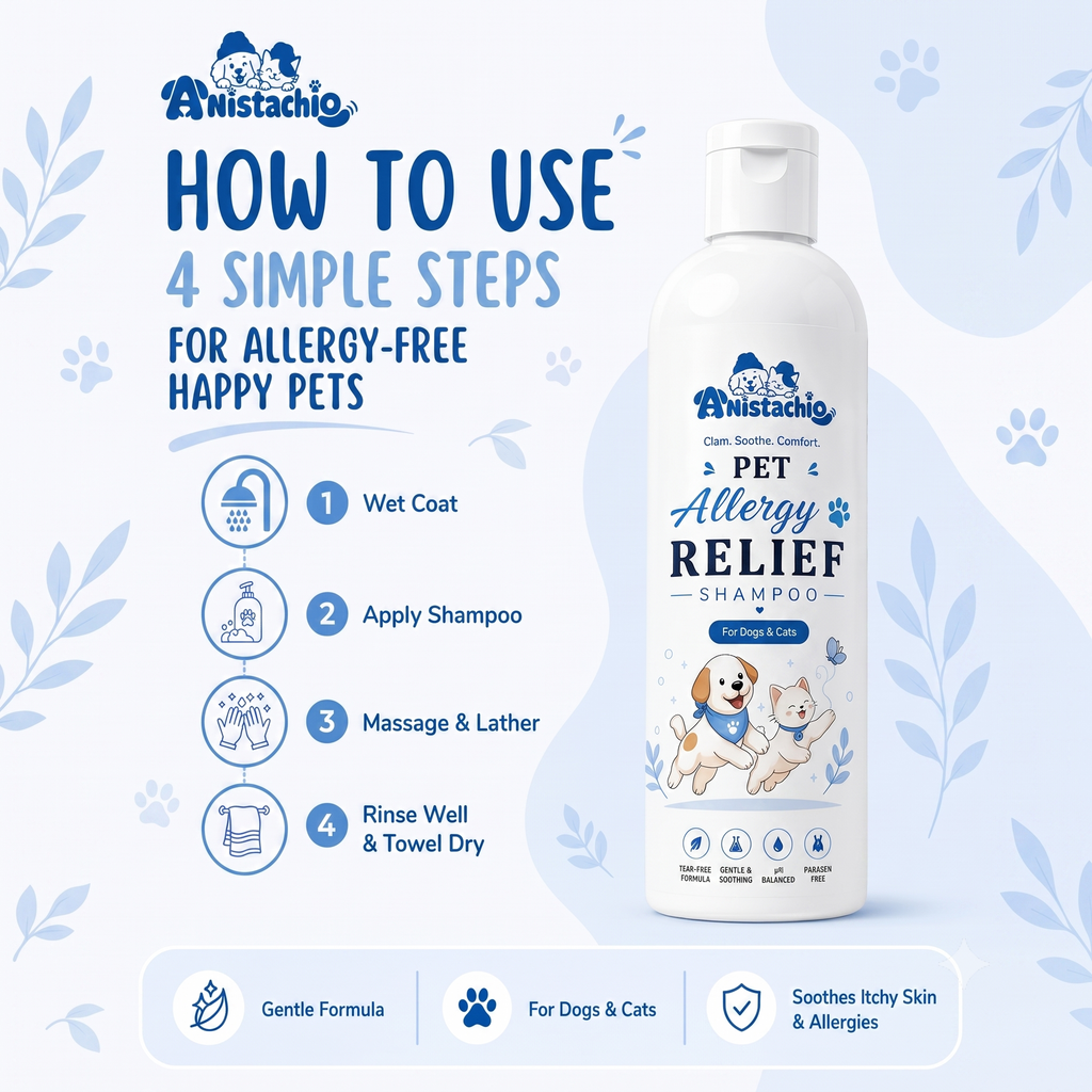 Anistachio Pet Allergy Relief Shampoo