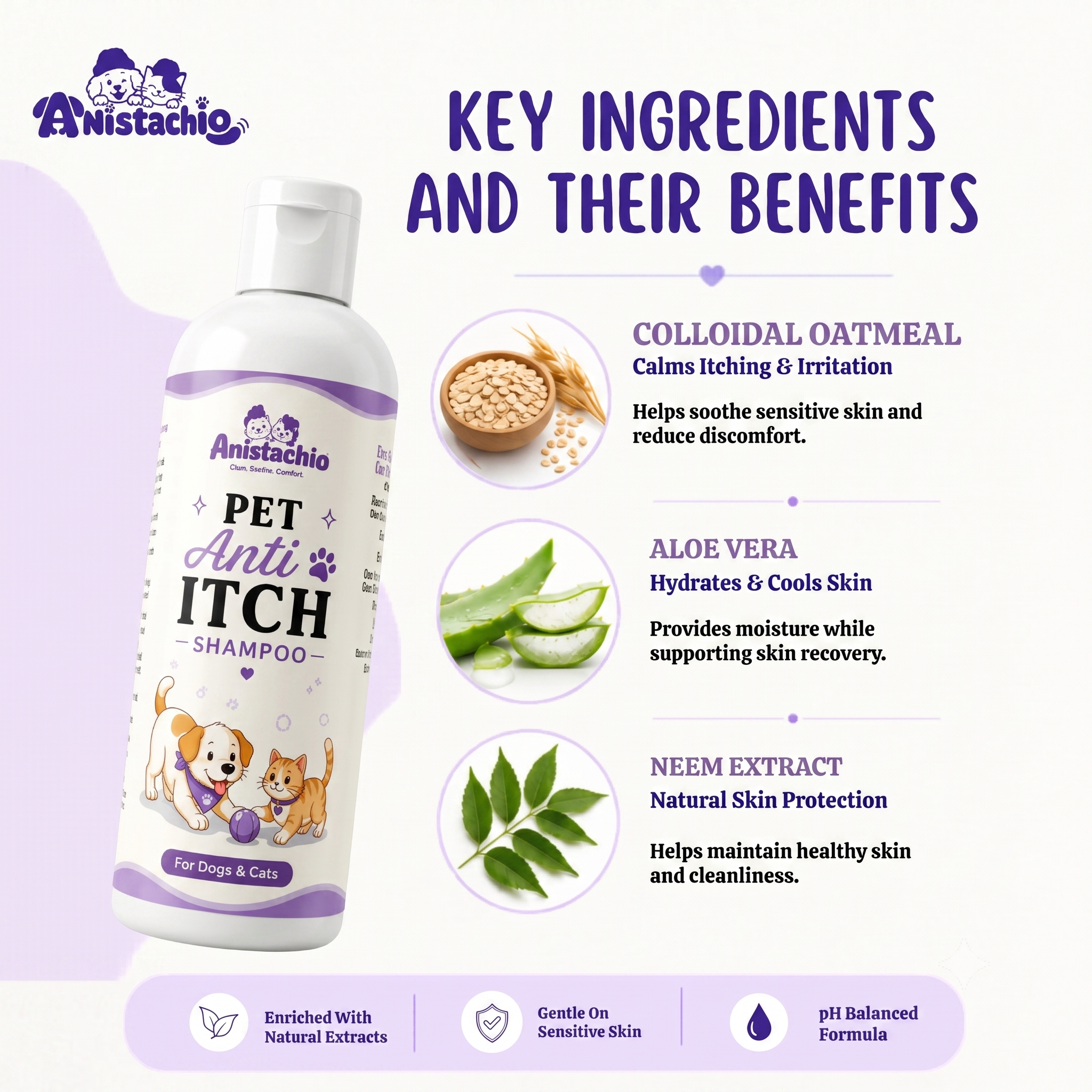 Anistachio Pet Anti-Itch Shampoo