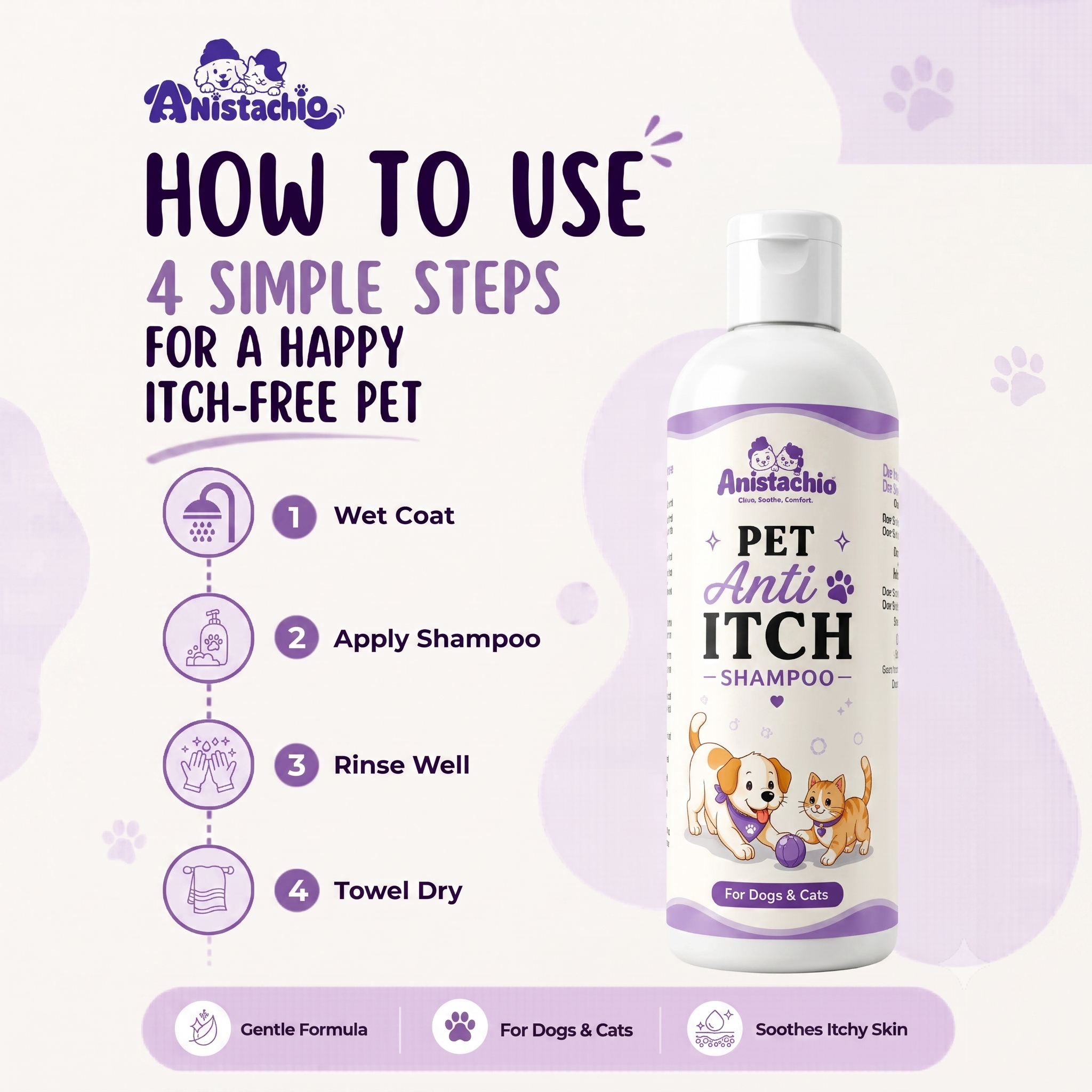 Anistachio Pet Anti-Itch Shampoo