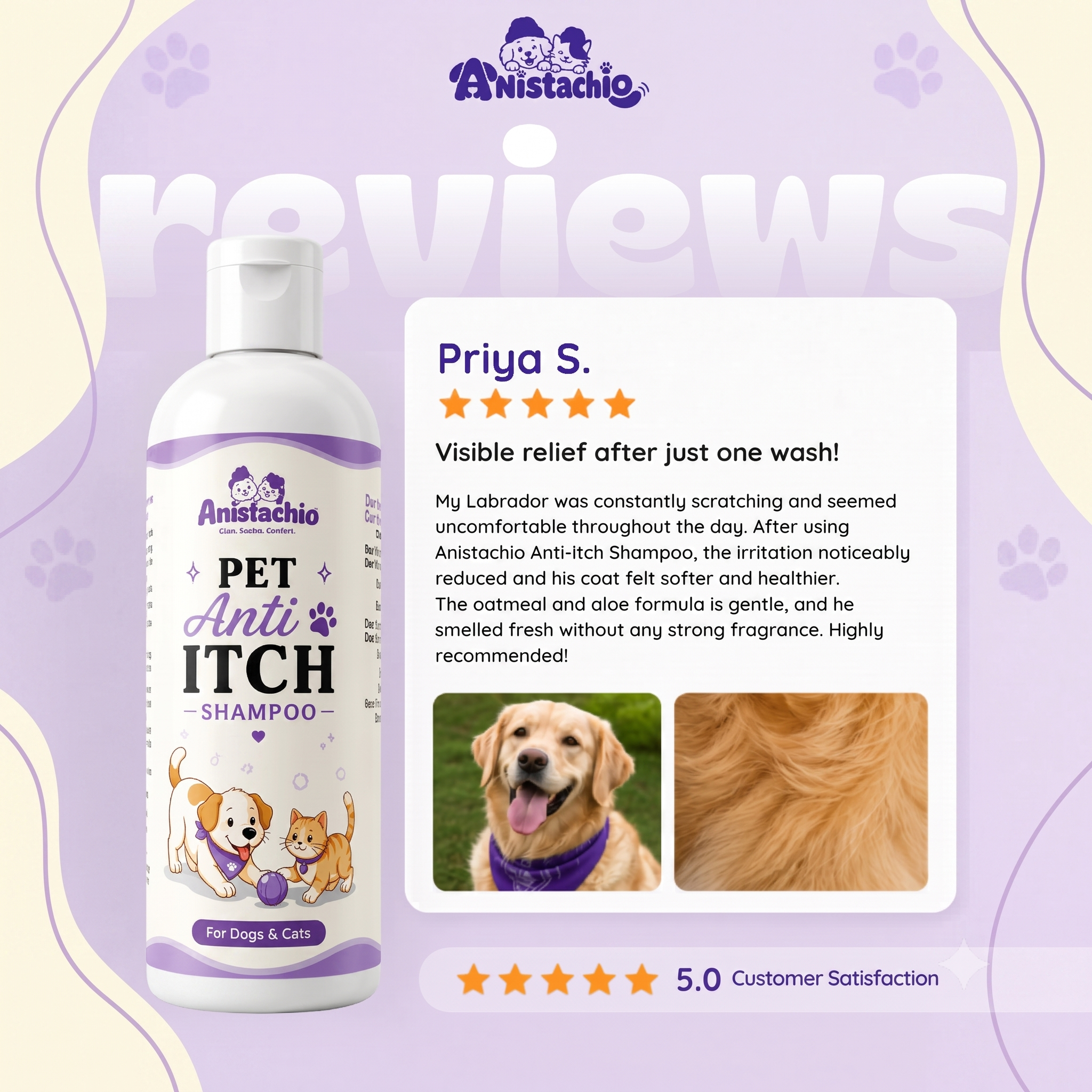 Anistachio Pet Anti-Itch Shampoo